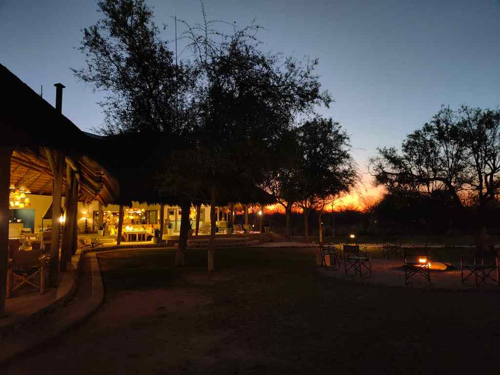 Mushara Bush Camp at Dusk Etosha