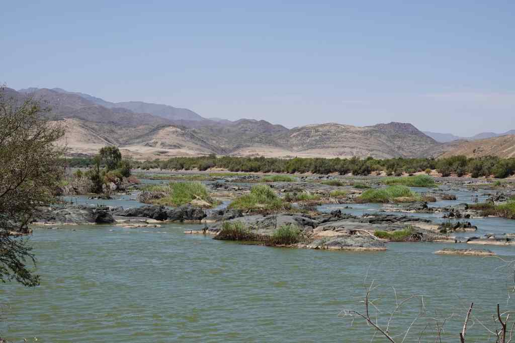 The Orange River, border Nambia and South Africa