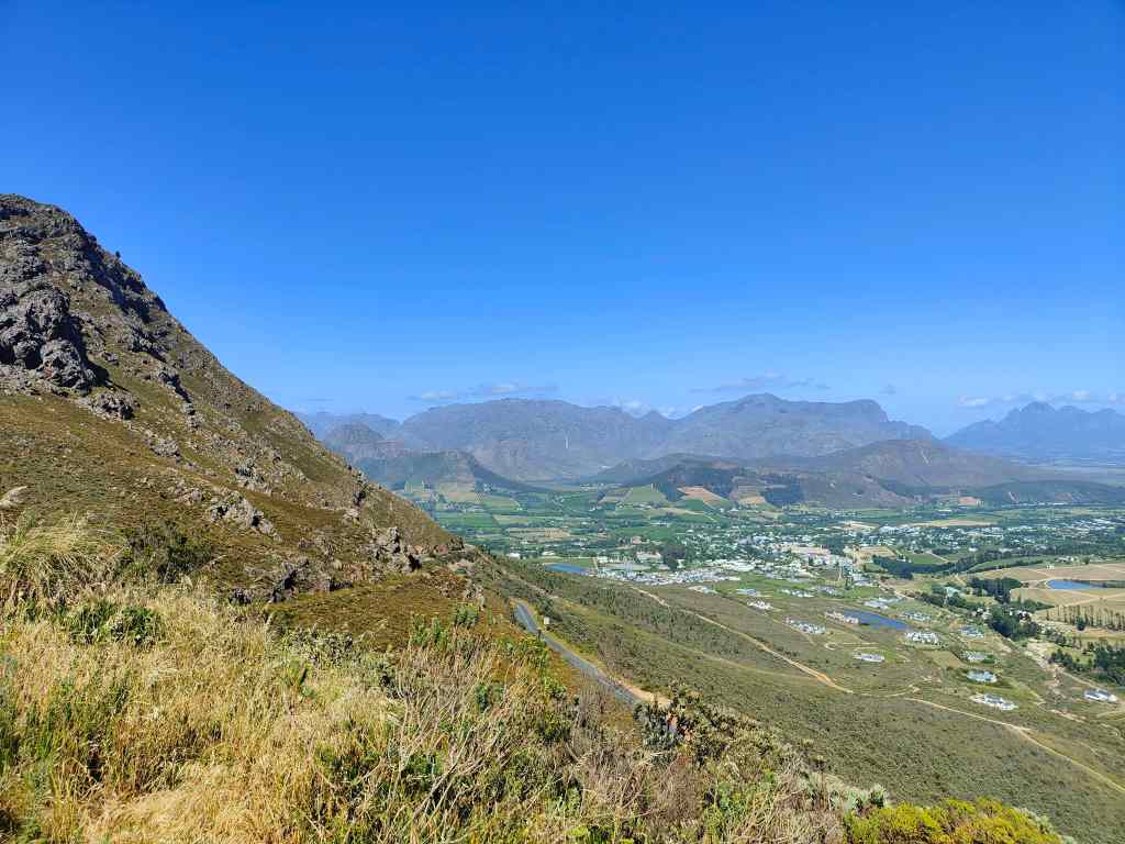 overlooking Franschhoek