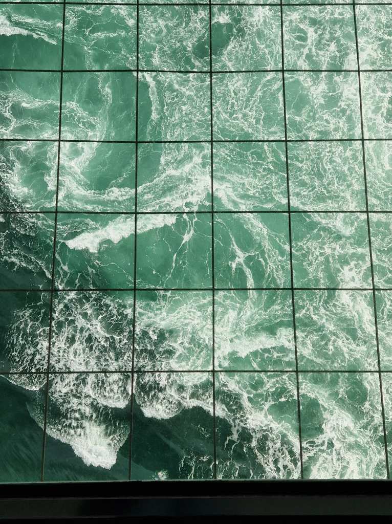 Naruto's Whirlpools seen from bridge