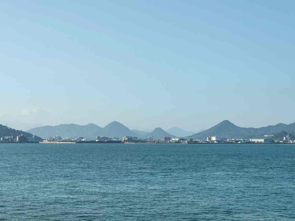 Takamatsu from the sea