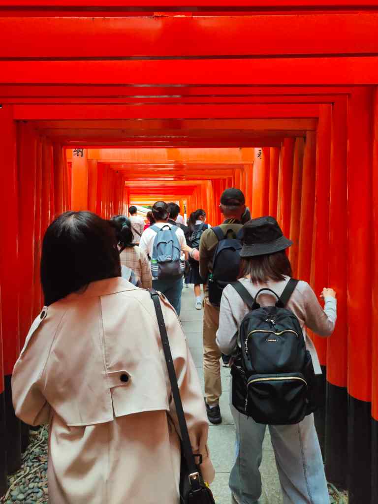 Crowded Entrance to Fushimi Inari