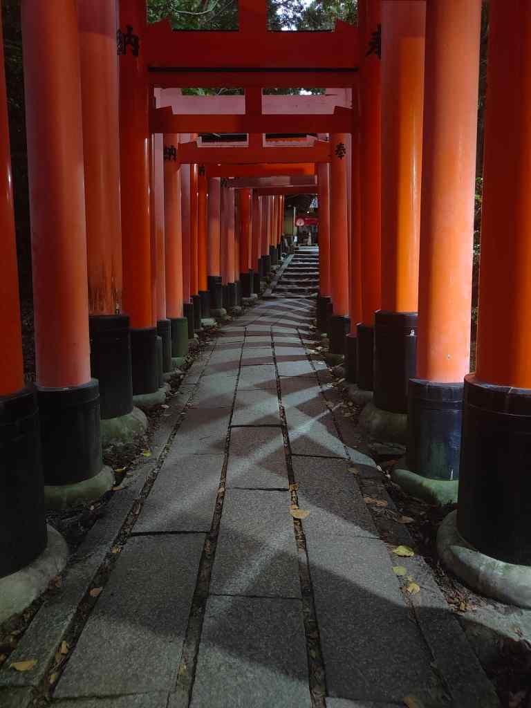 evening at Fushimi Inari