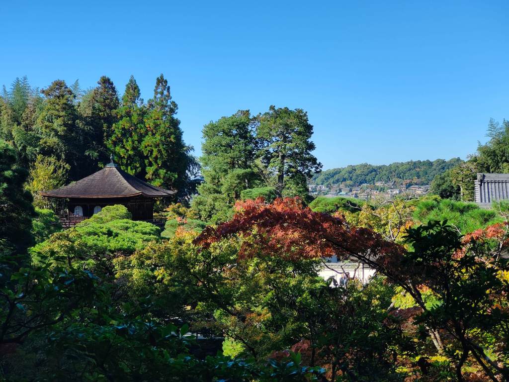 Silver Temple from above morning