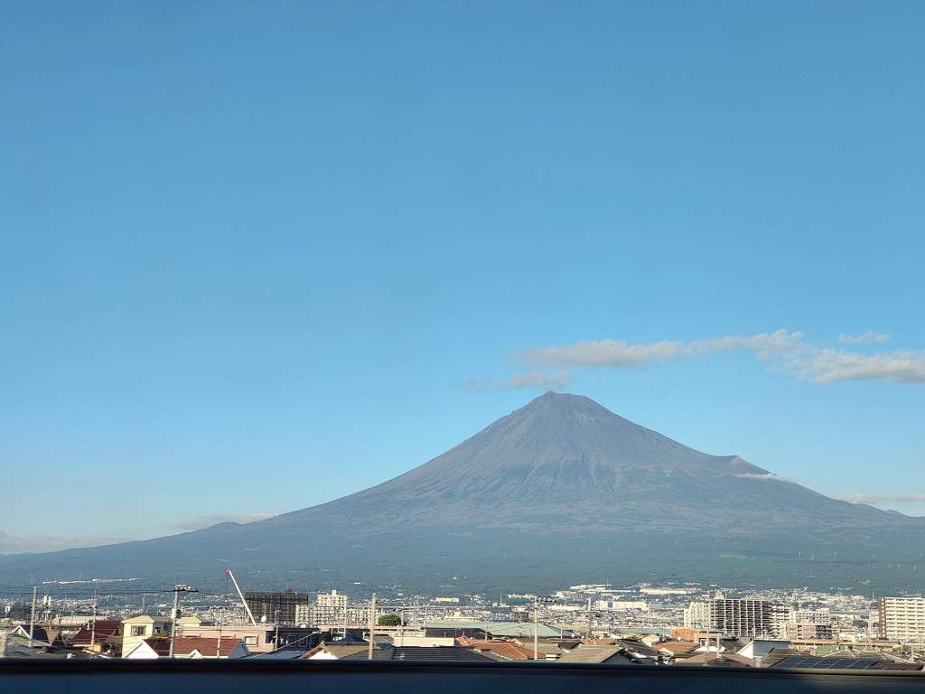 Fuji from train